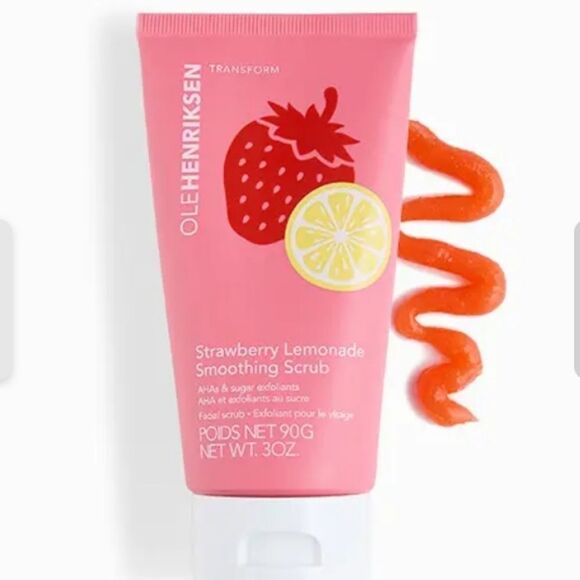 OLE HENRIKSEN Strawberry Lemonade Smoothing Scrub 3 Oz MSRP $35 NEW - Picture 4 of 6